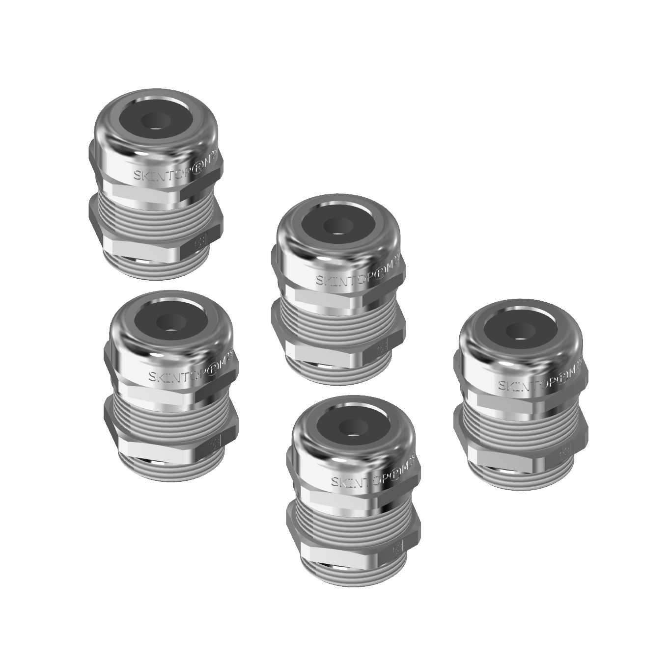 M25 Cable glands, Metal, set of 5 M25 Cable glands, Metal, set of 5